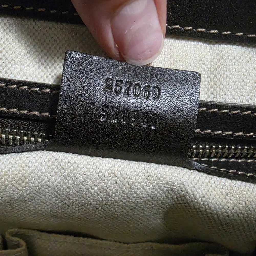 Gucci Brown GG Canvas | Top-Handle Satchel | GG Interlocking Hearts | RARE FIND